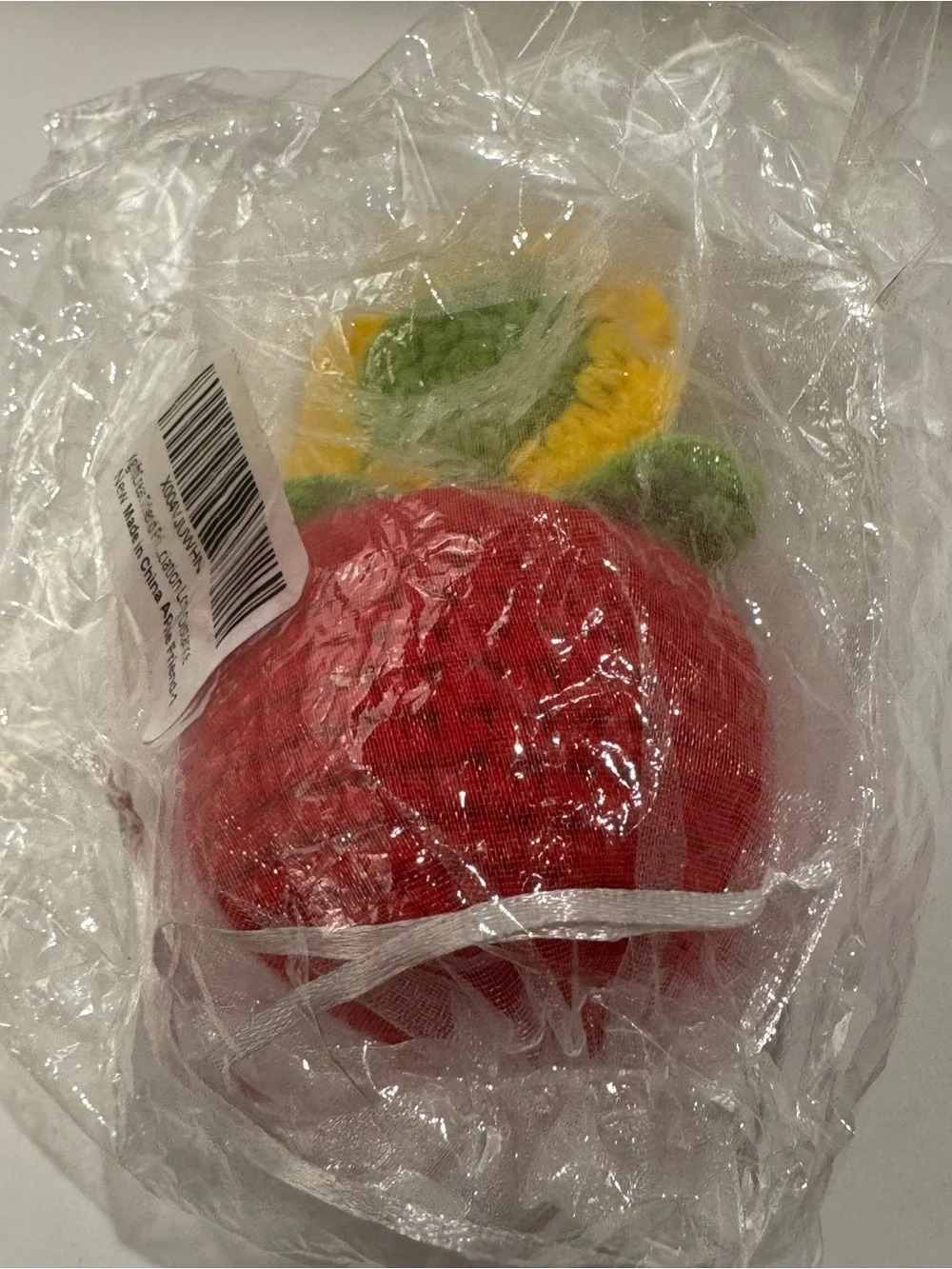 Crochet Apple with Sunflower and 